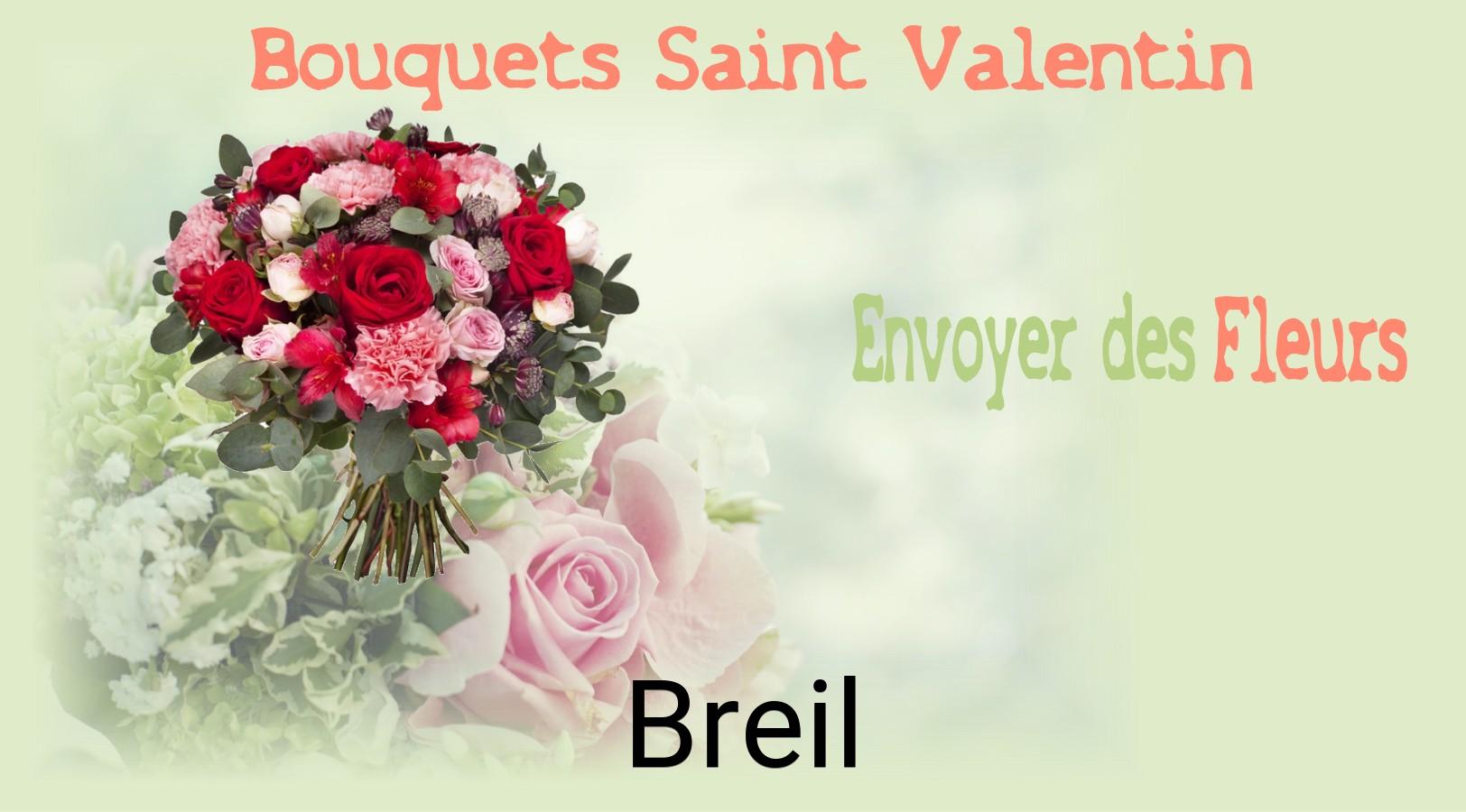 Roses de Saint-Valentin livrées à Breil